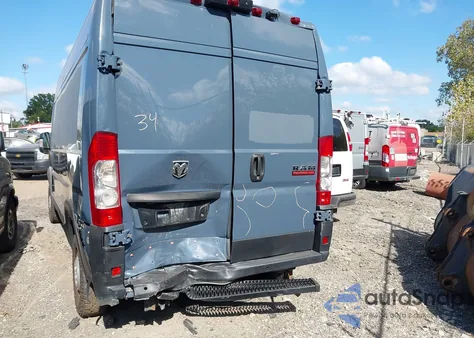 2019 Ram Promaster 2500 High Roof 159 Wb from USA, damaged, VIN 3C6TRVDG8KE514672